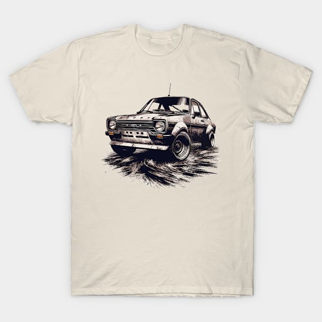 Ford Escort T-Shirt by Vehicles-Art